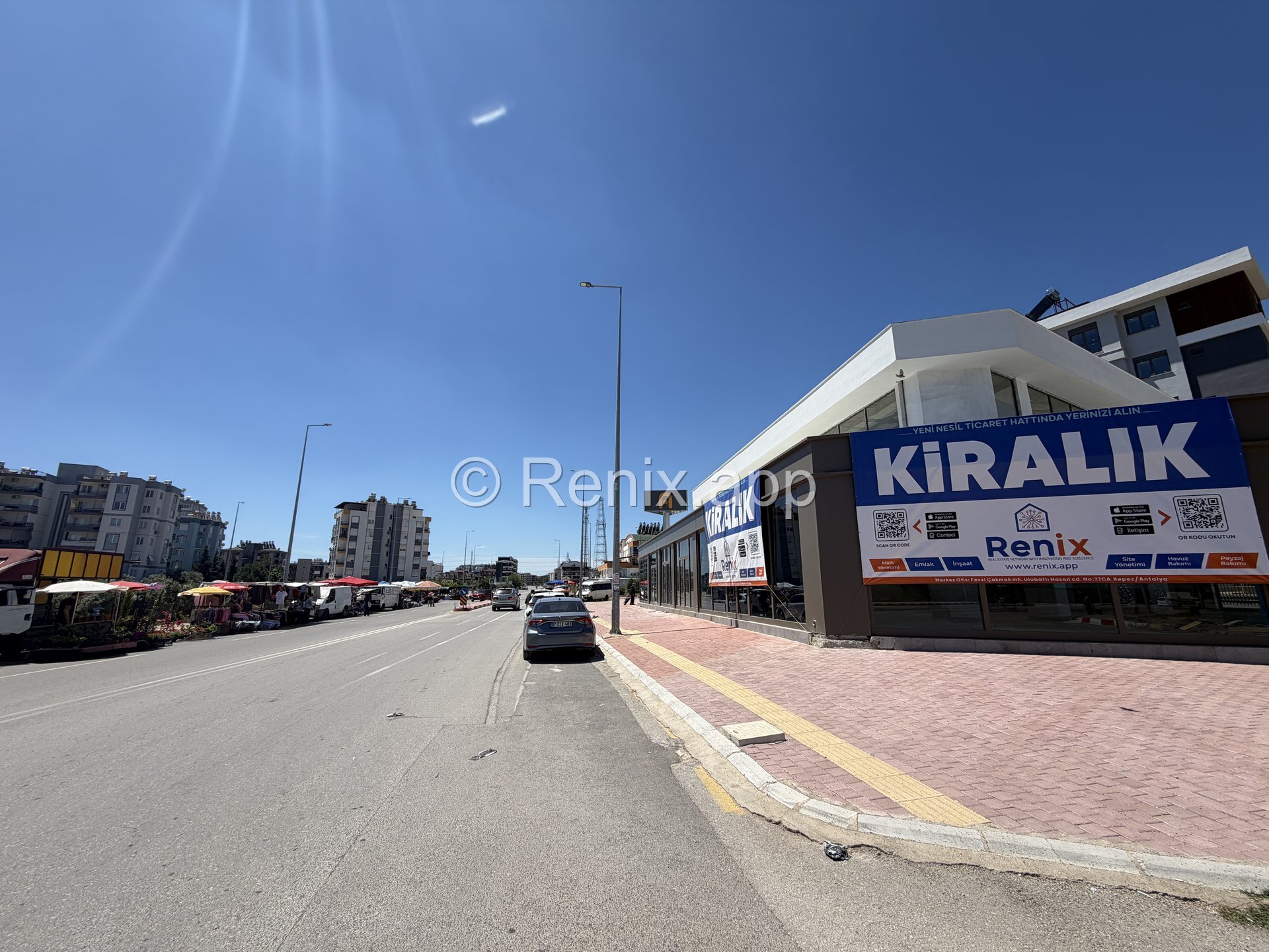 (renix.app) Cadde Üzeri Pazar Karşısı 1100 M2 Mağaza & Dükkan